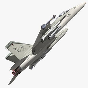 3D model F18 VFA105 Gunslingers
