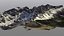 3D model Dolomites mountain
