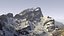 3D model Dolomites mountain