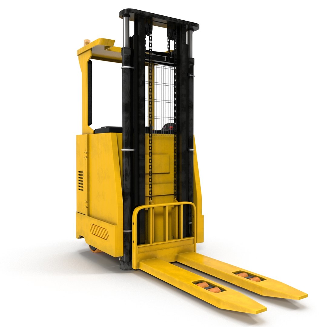Rider Stacker Yellow 3D Model 3D model preview