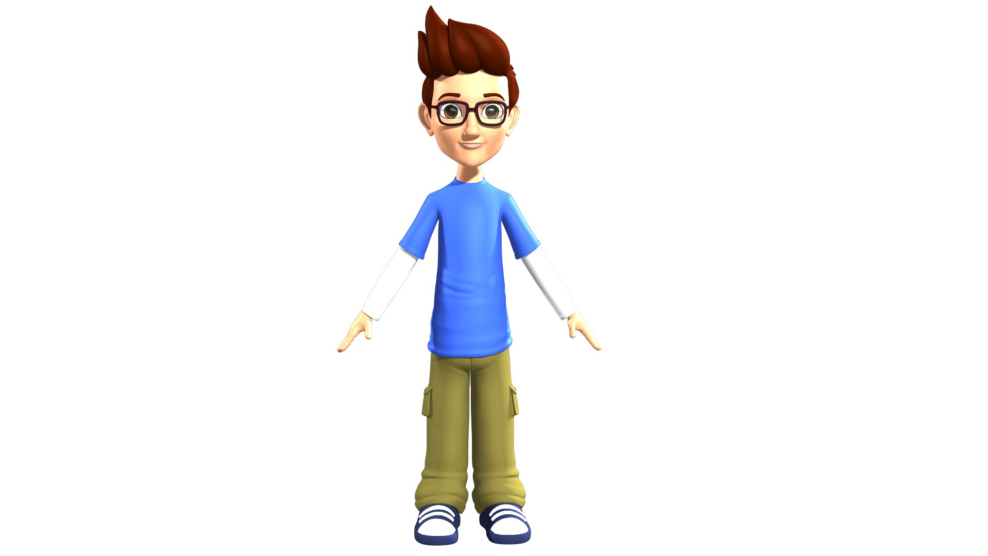 3D model cartoon young boy - TurboSquid 1373151
