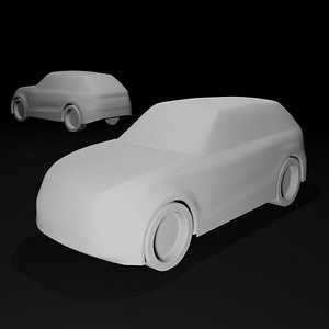 3D car base model