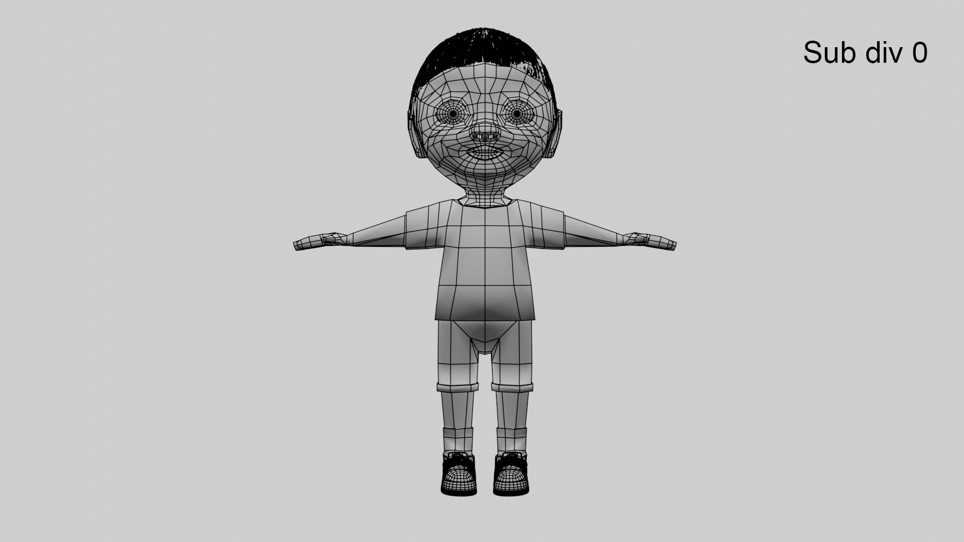 3D Cartoon boy5 TurboSquid 2080322