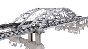 Crimean Bridge 3D model