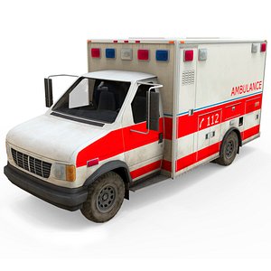 Ambulance car 3D model