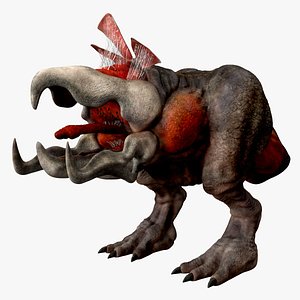 3D Graboid Shrieker Monster