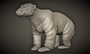 3D polar bear