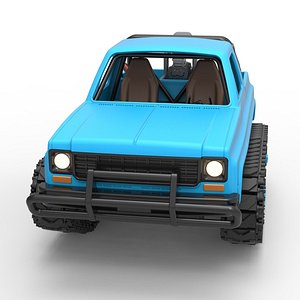 3D Diecast Fun Short Monster tank Scale 1 to 25