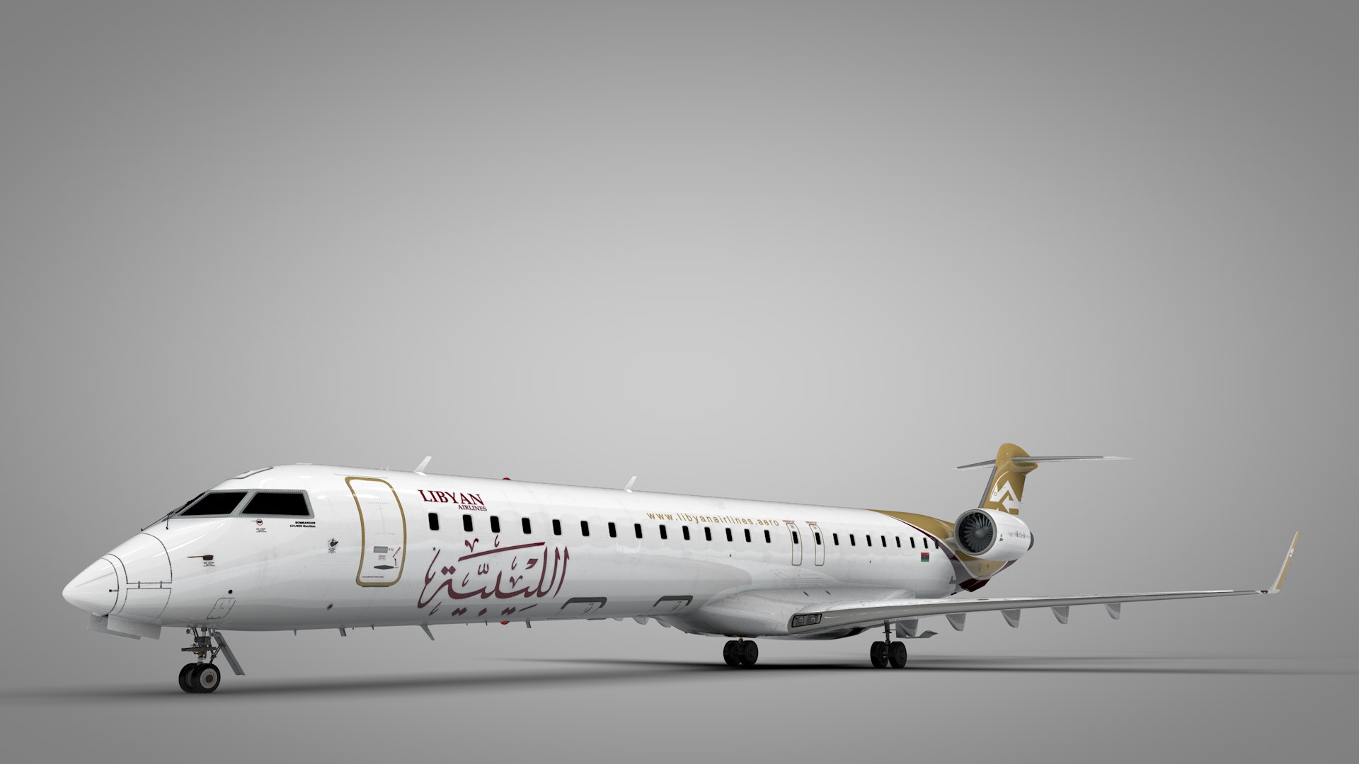 Libyan Airlines BOMBARDIER CRJ 900 L2112 model https://p.turbosquid.com/ts-thumb/dl/1bWouN/tn/3_0000/png/1709940627/1920x1080/fit_q87/6714937b3230419948b1acb59c7c7c72b914180d/3_0000.jpg