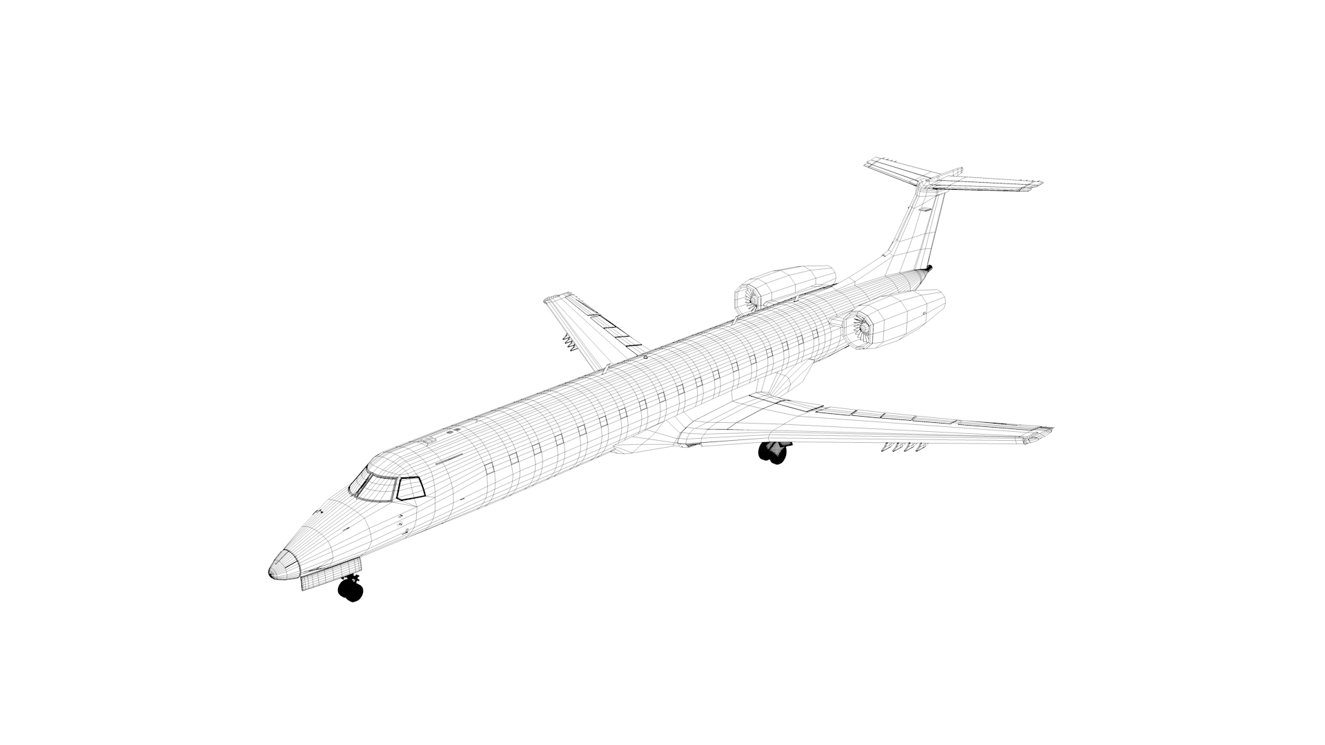 SWISS EMBRAER ERJ 145 L1430 3D model - TurboSquid 1754056