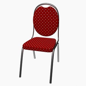 Red Polka Dot Pattern Chair