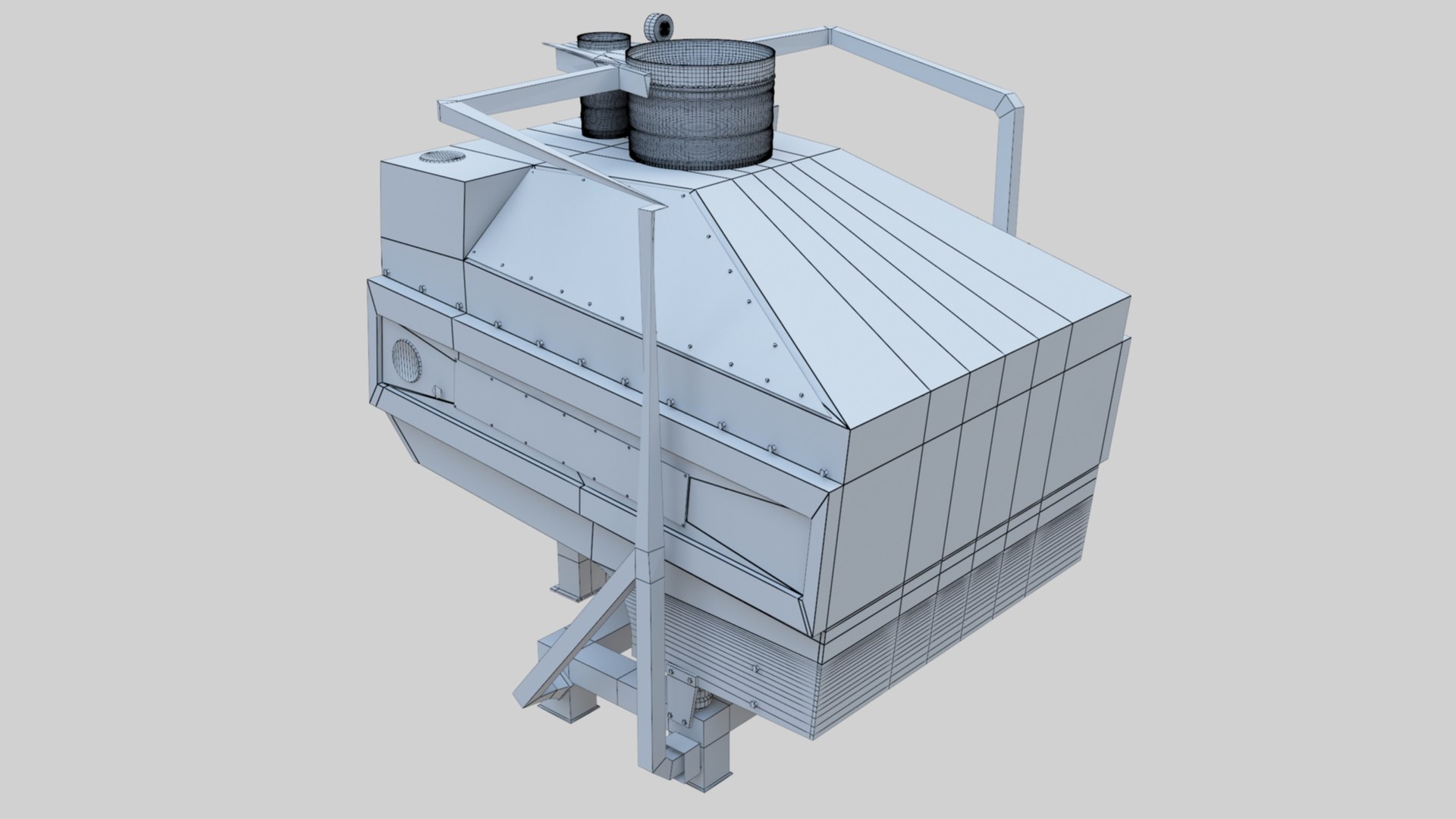 3D Stone Seperator Destroyer - Wheat Grain Flour Milling Machine https://p.turbosquid.com/ts-thumb/dl/4vfuqU/Fg/sroneseperatorwireframe000020/jpg/1663732800/1920x1080/fit_q87/bd1b33536a548348f5939af19215d0b76ea81e50/sroneseperatorwireframe000020.jpg