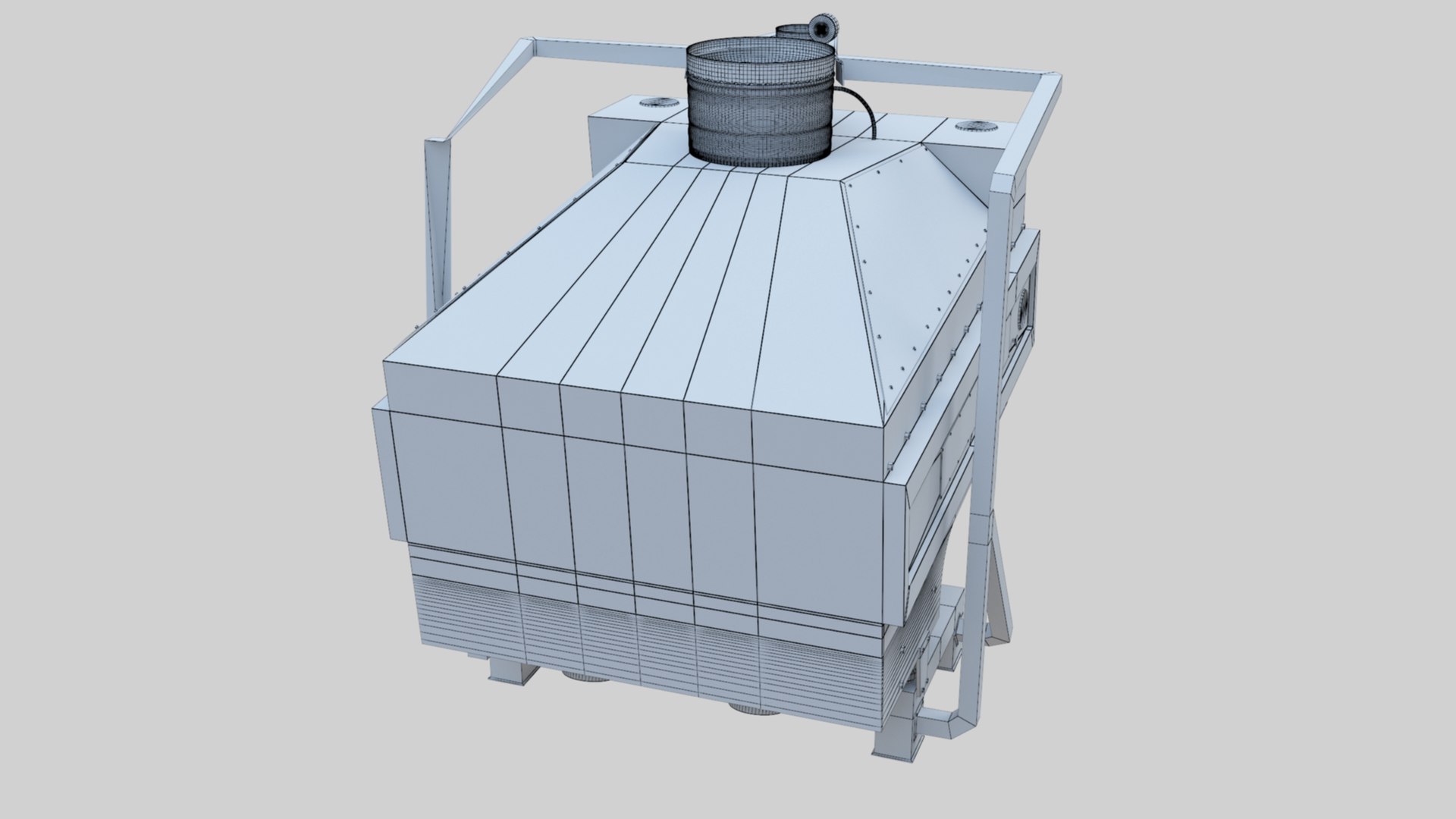 3D Stone Seperator Destroyer - Wheat Grain Flour Milling Machine https://p.turbosquid.com/ts-thumb/dl/4vfuqU/GQ/sroneseperatorwireframe000025/jpg/1663732804/1920x1080/fit_q87/b91dca24b76a2fc5aa6cd71203a7d9afd4c48bac/sroneseperatorwireframe000025.jpg