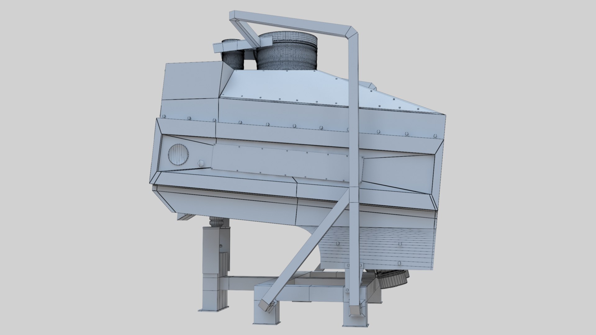 3D Stone Seperator Destroyer - Wheat Grain Flour Milling Machine https://p.turbosquid.com/ts-thumb/dl/4vfuqU/GS/sroneseperatortwowireframe000019/jpg/1663732676/1920x1080/fit_q87/2077634c78a61865a6d9d1b1b21e4b467fe8ecd9/sroneseperatortwowireframe000019.jpg