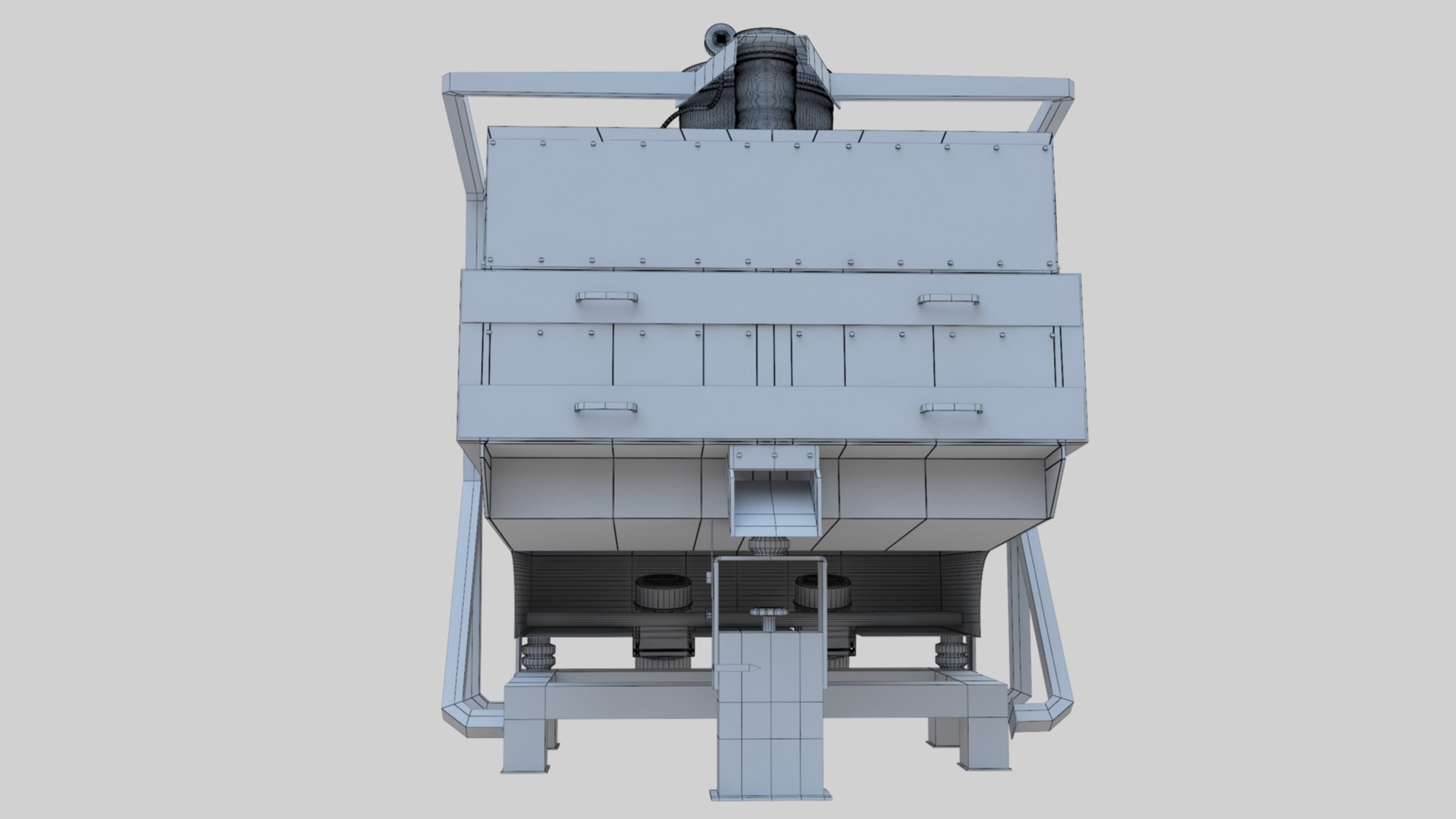 3D Stone Seperator Destroyer - Wheat Grain Flour Milling Machine https://p.turbosquid.com/ts-thumb/dl/4vfuqU/Ip/sroneseperatortwowireframe000013/jpg/1663732767/1920x1080/fit_q87/74e4c99a79ec622c121c894de7f73d15037828df/sroneseperatortwowireframe000013.jpg