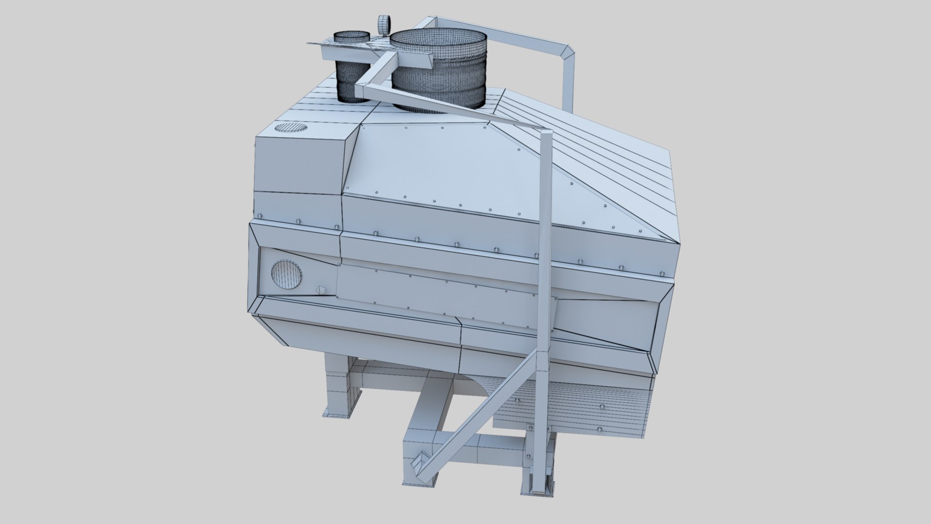 3D Stone Seperator Destroyer - Wheat Grain Flour Milling Machine https://p.turbosquid.com/ts-thumb/dl/4vfuqU/UJ/sroneseperatorwireframe000018/jpg/1663732797/1920x1080/fit_q87/59f00005de99c20c48fd284f3375465c7eb57d3b/sroneseperatorwireframe000018.jpg