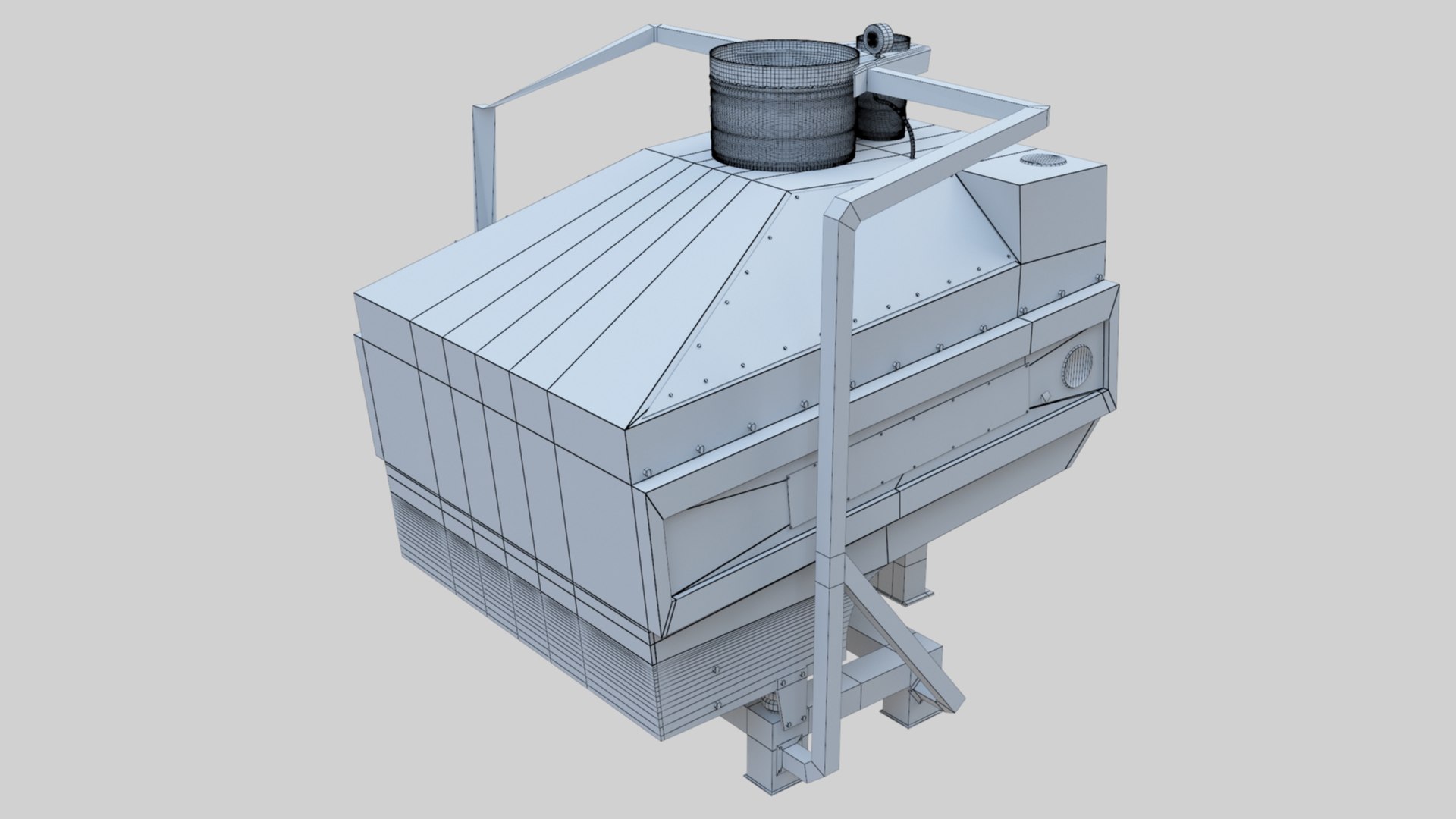 3D Stone Seperator Destroyer - Wheat Grain Flour Milling Machine https://p.turbosquid.com/ts-thumb/dl/4vfuqU/gS/sroneseperatorwireframe000029/jpg/1663732808/1920x1080/fit_q87/5159d0652e2e7416fa79140200d9afd1841b9a12/sroneseperatorwireframe000029.jpg