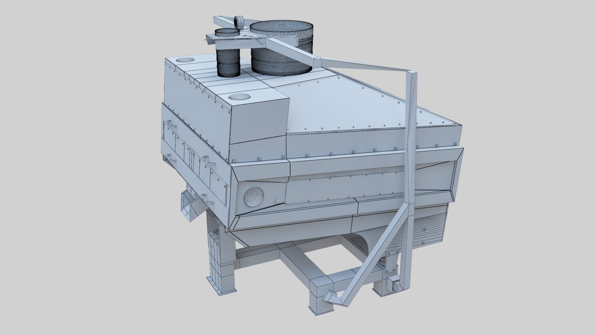 3D Stone Seperator Destroyer - Wheat Grain Flour Milling Machine https://p.turbosquid.com/ts-thumb/dl/4vfuqU/in/sroneseperatorwireframe000016/jpg/1663732795/1920x1080/fit_q87/775fa995622d638e9ebdcb6d3d0c5670f3e3c65c/sroneseperatorwireframe000016.jpg