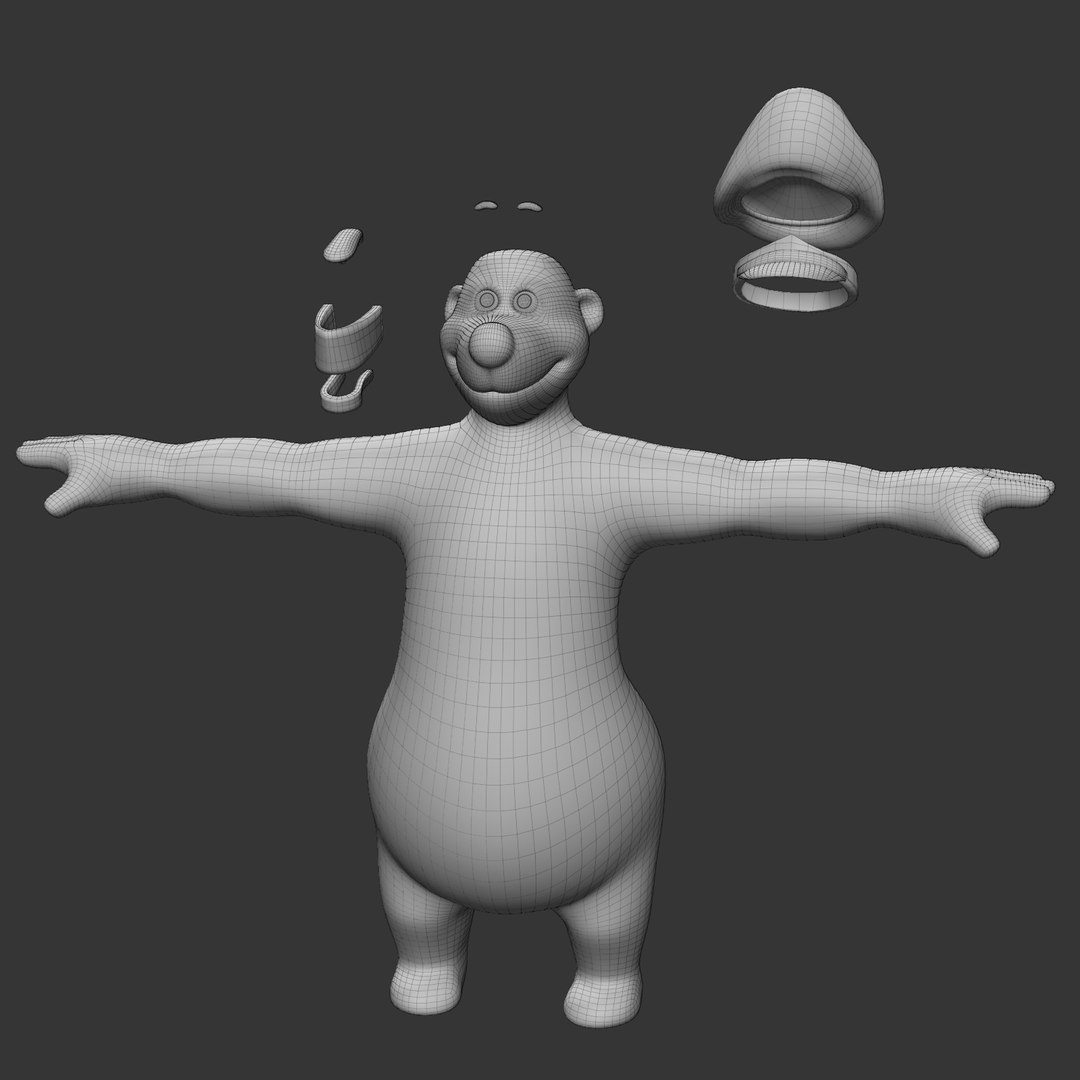 bear cartoon obj https://p.turbosquid.com/ts-thumb/dl/5yyB4i/q6pJUKOB/bearwireframes/jpg/1415793181/1920x1080/fit_q87/6546c62f1a7ae66a13eaf90c4144d3b1d0097296/bearwireframes.jpg