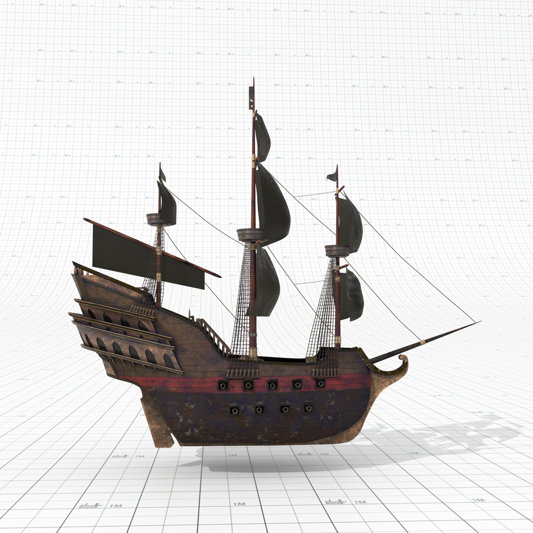 3D pirate ship model - TurboSquid 1211708