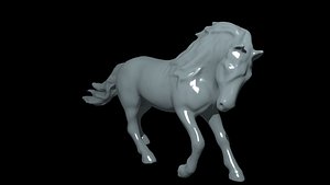 maya porcelain horse