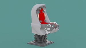 vr egg cinema science gameready glasses interactive machinery 3D model