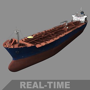 Large Oil Tanker (Real-time)