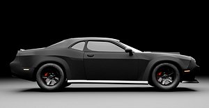 3D High Poly Realistic Muscle Car Cinematic Vehicle 3D Model model