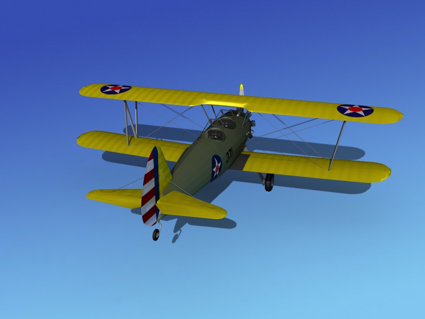 3d pt-17 stearman trainers