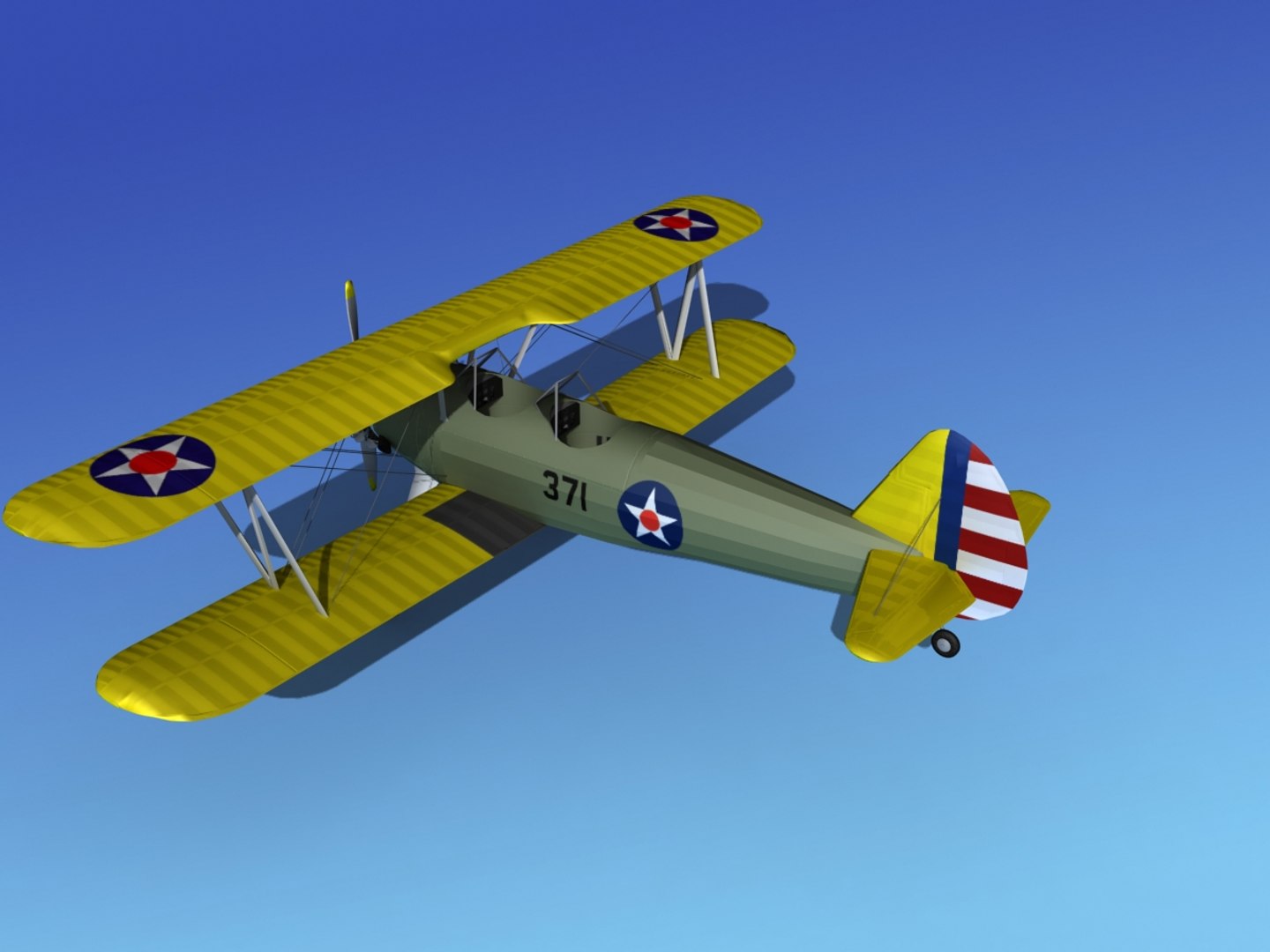 3d pt-17 stearman trainers