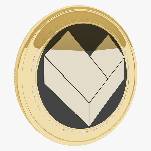 3D GIVLY Coin Cryptocurrency Gold Coin model