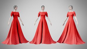 Dress 50 Monza 3D model