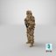 Soldado con Arma en Desert Camo