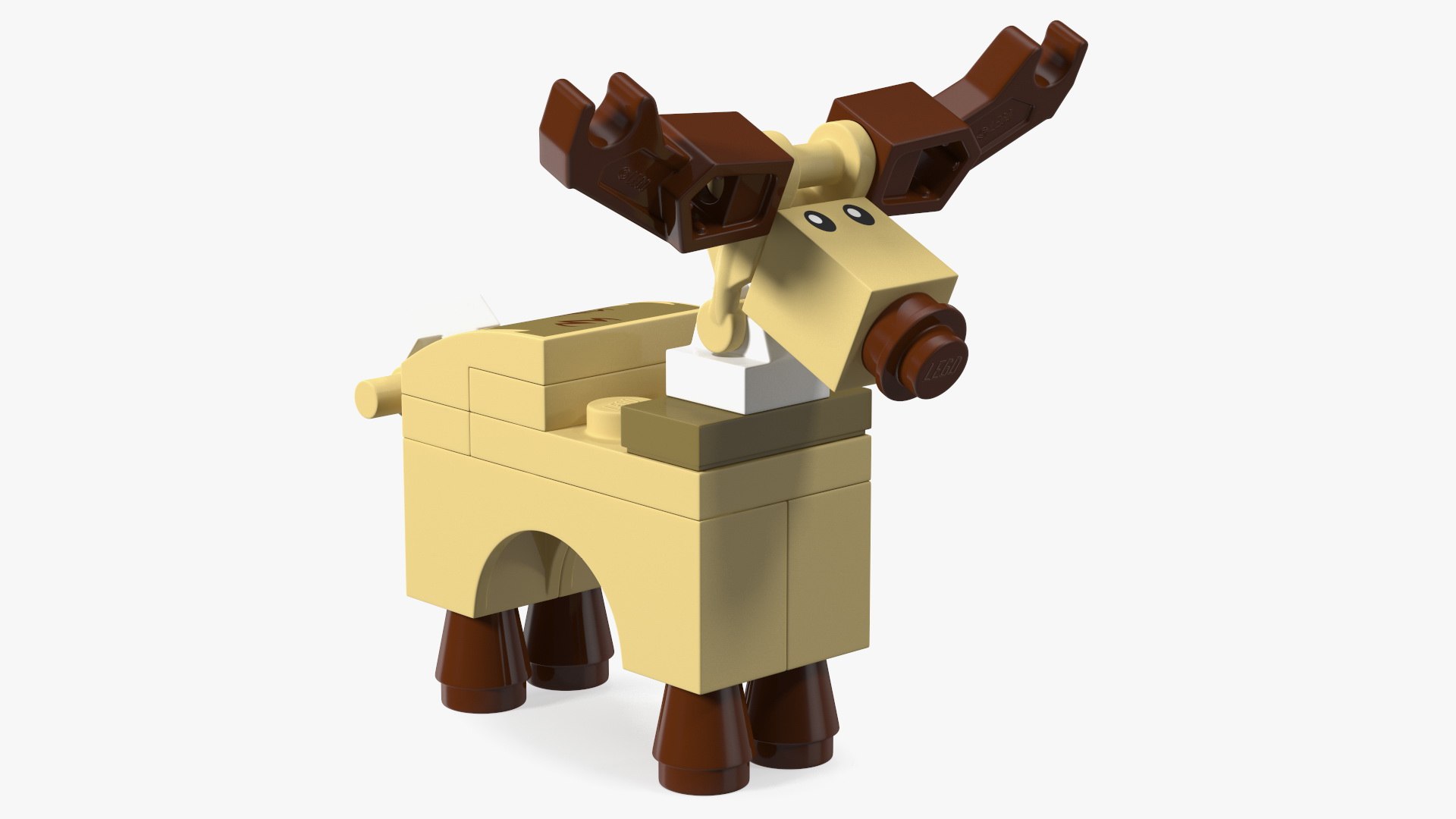 Lego Reindeer Minifigure 3D model preview
