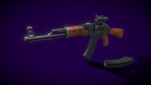 Quick silver gun 3D model