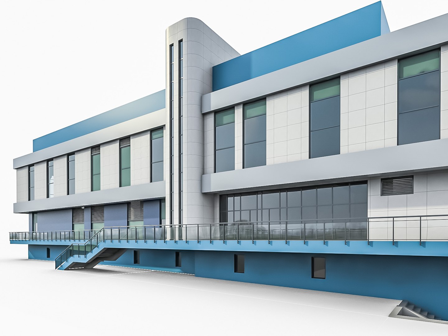 Sports Complex 03 3D Model - TurboSquid 1751298