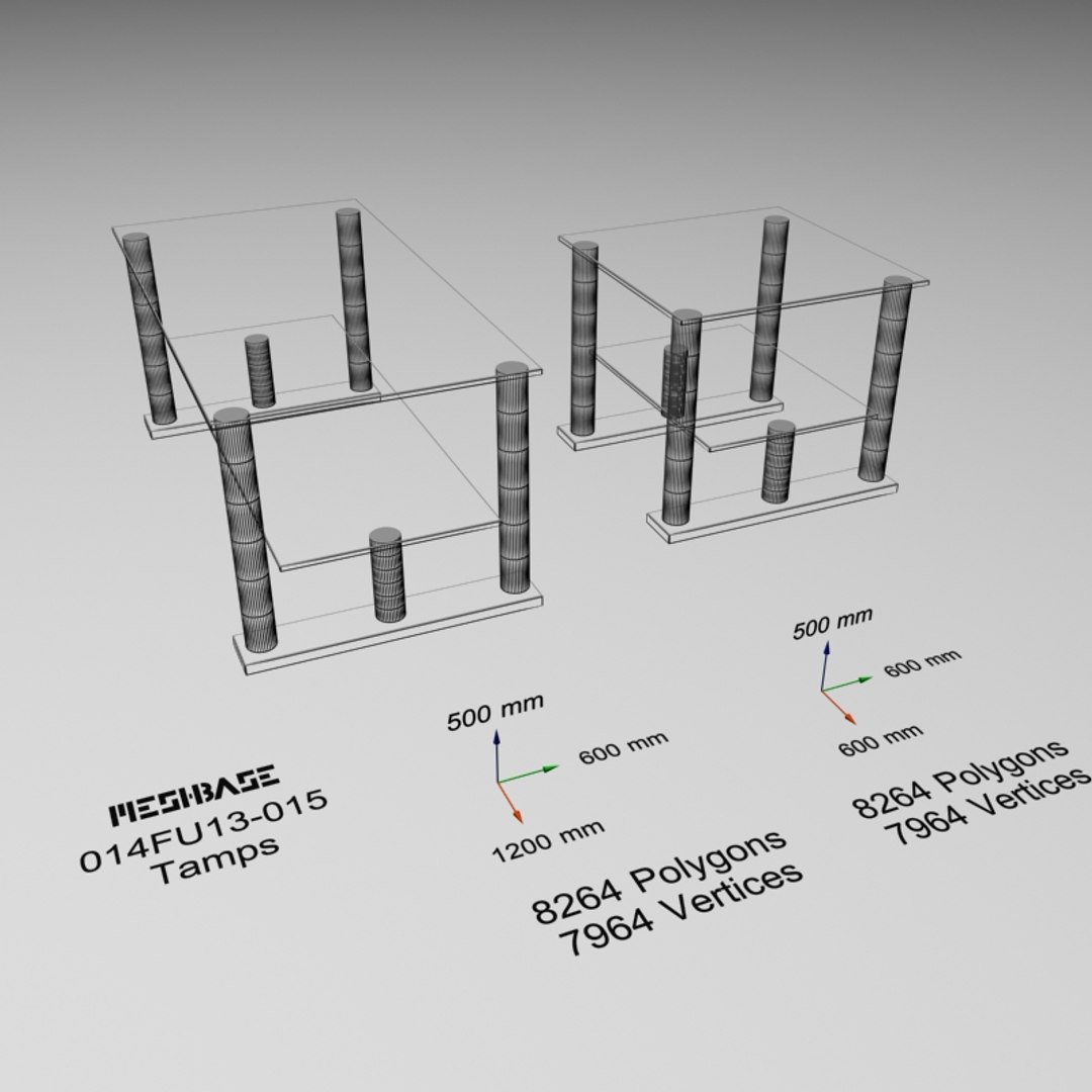 3d Model Glass Table