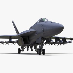 Fighter FA 18E Tophatters 3D model