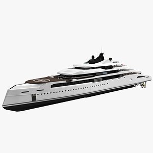 Feadship Symphony Superyacht Dynamic Simulation 3D model