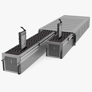 hpe cloudline cl5200 server 3D model
