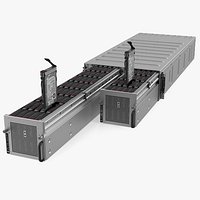 HPE Cloudline CL5200 Server Opened with Disks