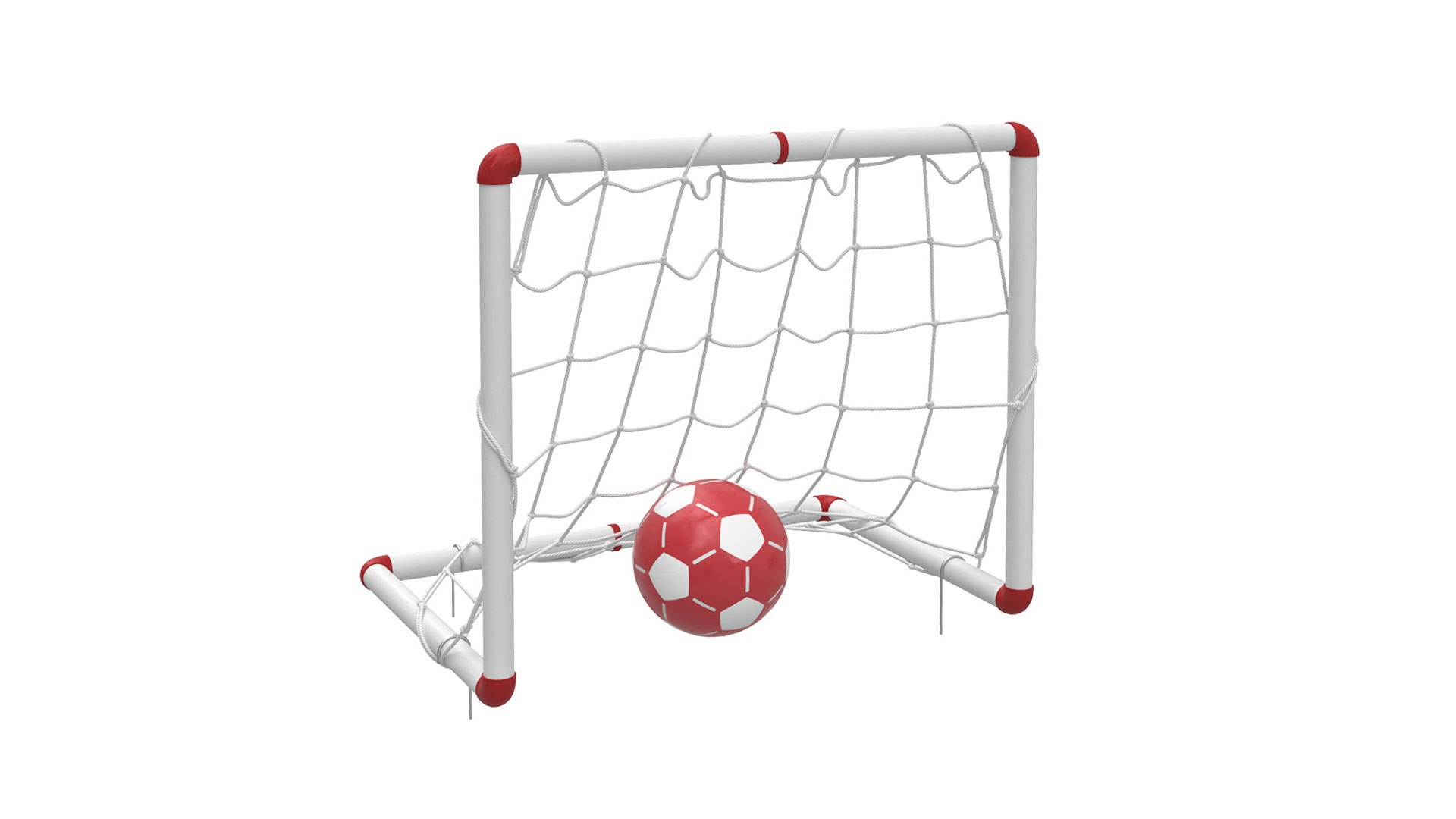 3D Mini Soccer goal set model TurboSquid 2085464