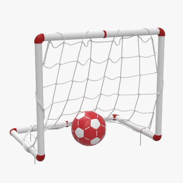 3D Mini Soccer goal set model