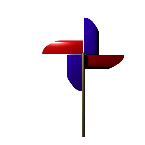 Animated Pinwheel 3D Models for Download | TurboSquid