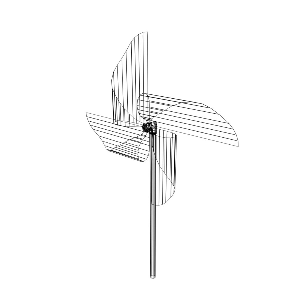 Pinwheel 3d Max