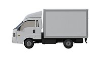 Kia Bongo 3 truck Low poly 3D