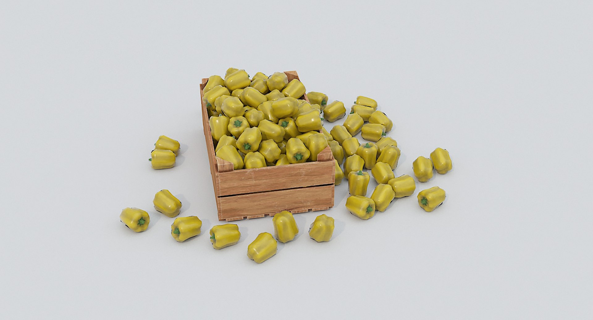 3D Wooden crate and yellow peppers https://p.turbosquid.com/ts-thumb/dl/s4hQHf/3o/yellowpepper02/jpg/1621689661/1920x1080/fit_q87/7a9793bc5e8f366e2c6eba4019f0f400c46d9ce8/yellowpepper02.jpg
