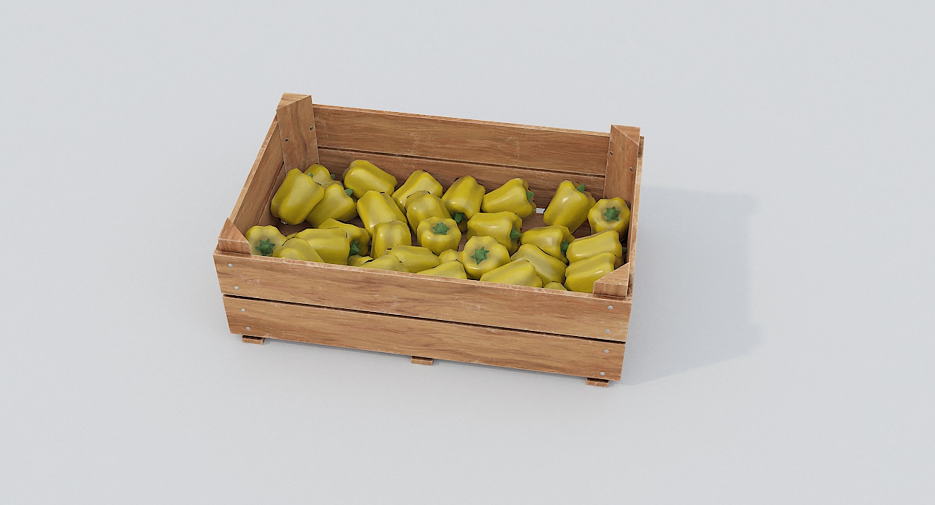 3D Wooden crate and yellow peppers https://p.turbosquid.com/ts-thumb/dl/s4hQHf/nL/yellowpepper03/jpg/1621689704/1920x1080/fit_q87/6bea3cb87d11254894c6cd4219f18bd7aaf682e1/yellowpepper03.jpg