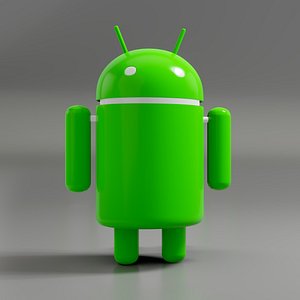 android mascot 3D model