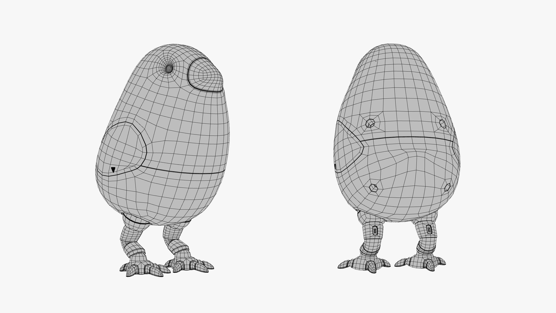 Chicken Robot Model - TurboSquid 2050397